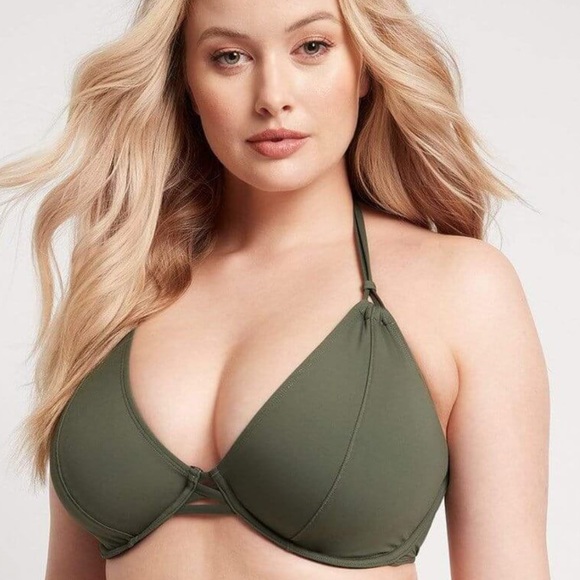 SEA LEVEL SWIM ✨ NWT MACRAME F CUP BRA